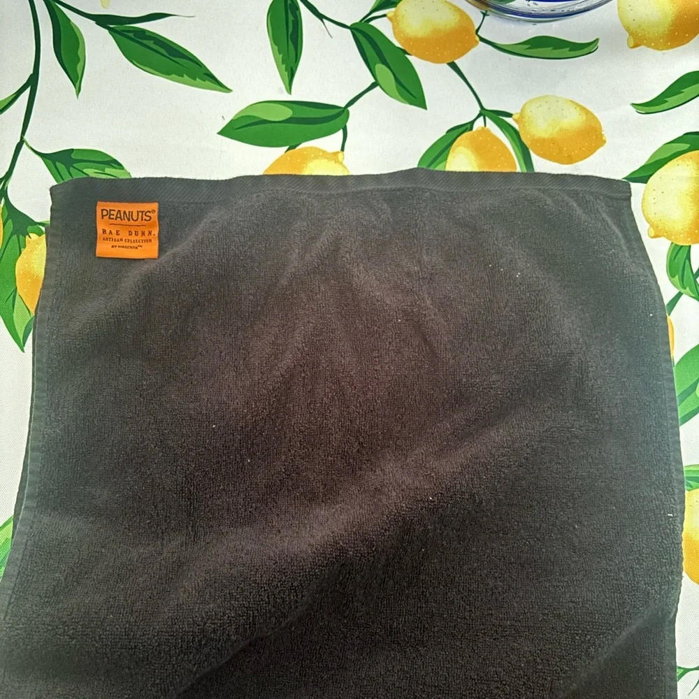 Rae Dunn Black Hocus Pocus Hand Towel